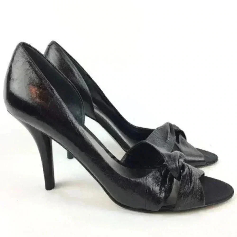 New Nine West Heels 9.5 Nwjojus Leather Dorsay